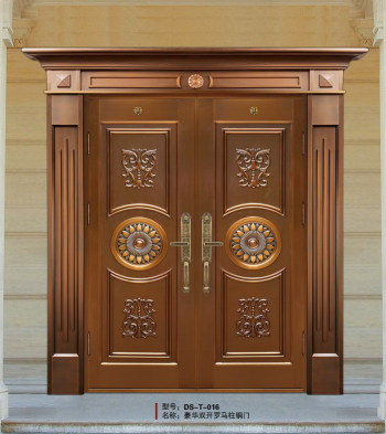 豪华双开铜门